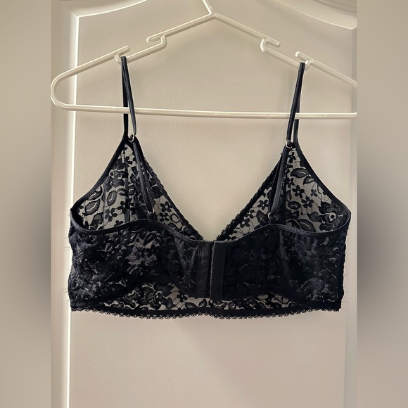 INC Lace Bralette Black - Picture 4 of 8
